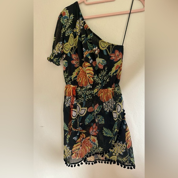 Raga Lavanya One-Shoulder Mini Dress, size small - Picture 3 of 9